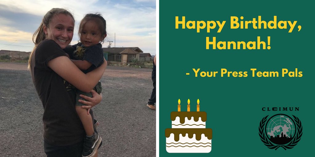 Happy birthday to our head of press and our good pal! Hope you have a great day Hannah! 