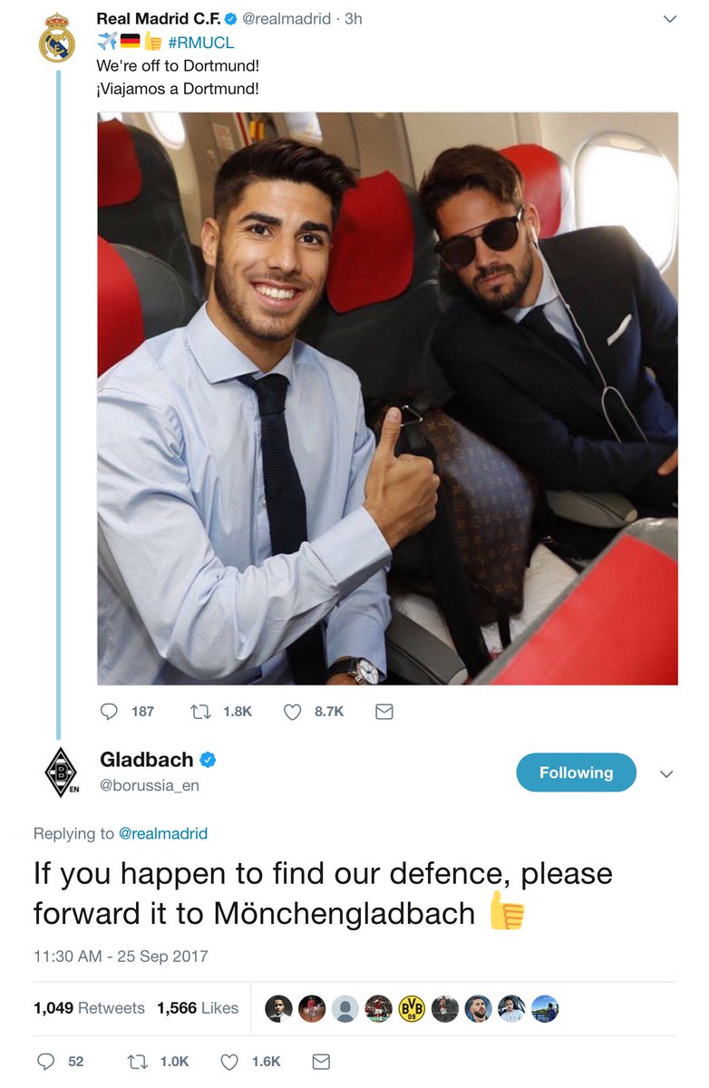 FootyAccums's tweet photo. Class from Monchengladbach😂 https://t.co/XnZK4zrXYx