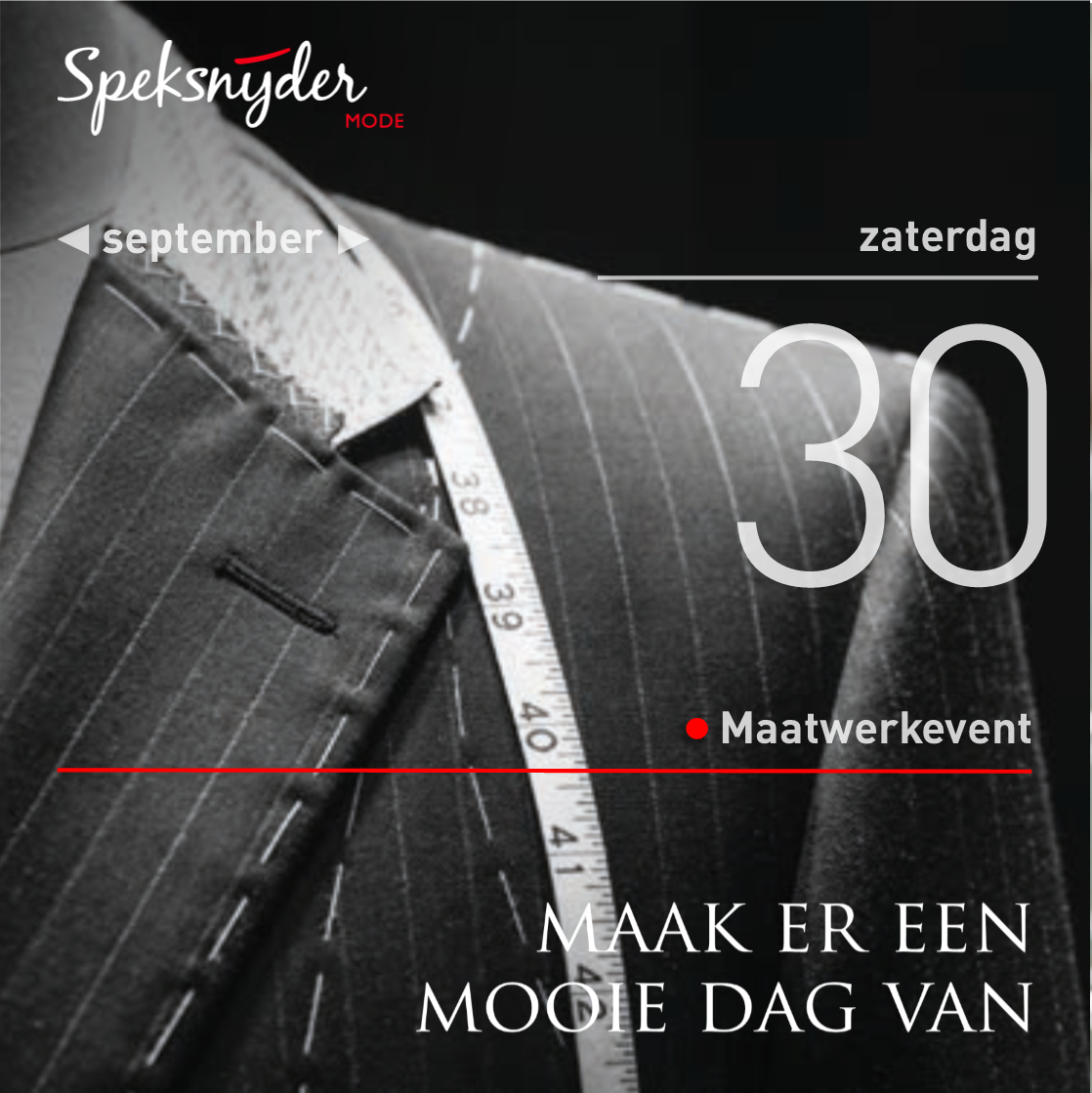 Op zaterdag 30 september heeft @speksnijdermode weer een bijzonder event: winkelhof.nl/evenement/30-s…