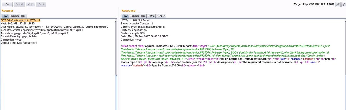 pyn3rd's tweet image. CVE-2017-12616, Tomcat Information Disclosure, %20 or ::$DATA or . works,but / not work, cause DefaultServlet detect / in the end.