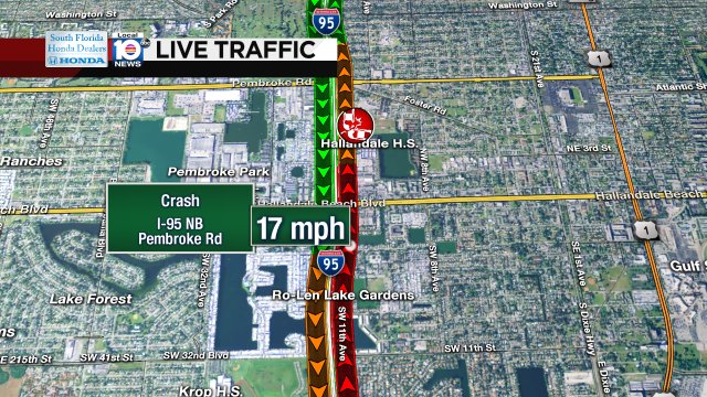 Crash on I-95 NB at Pembroke Rd #traffic https://t.co/Hkh65v2vKf