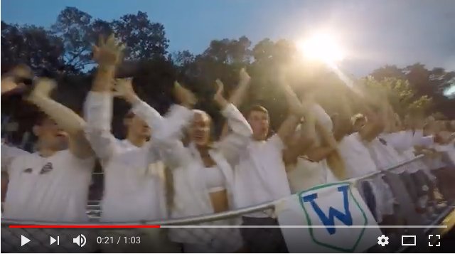 Check out Ms. Davey's #OneMinuteWildcat video on Saturday's boys varsity soccer "white out" game. bit.ly/2wfNAsM