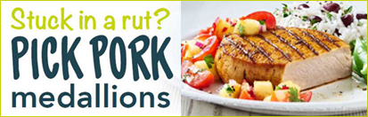 Look out for the pick pork TV ads over the coming week for inspirational ideas for those mid week meals