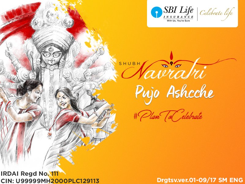 SBILife's tweet photo. SBI Life wishes everyone a very prosperous and Happy Durga Puja.
#PlanToCelebrate #ShubhNavratri #DurgaPuja
Visit: https://t.co/lMMPGb7Dmn https://t.co/hIA8XfsKbe