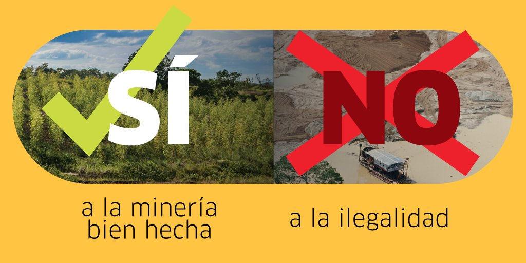 Mineros_sa's tweet photo. Cerrar las puertas a la #MineríaBienHecha es abrirlas a la ilegalidad con todas las consecuencias negativas que esto trae. https://t.co/I5fjbTZ9CC