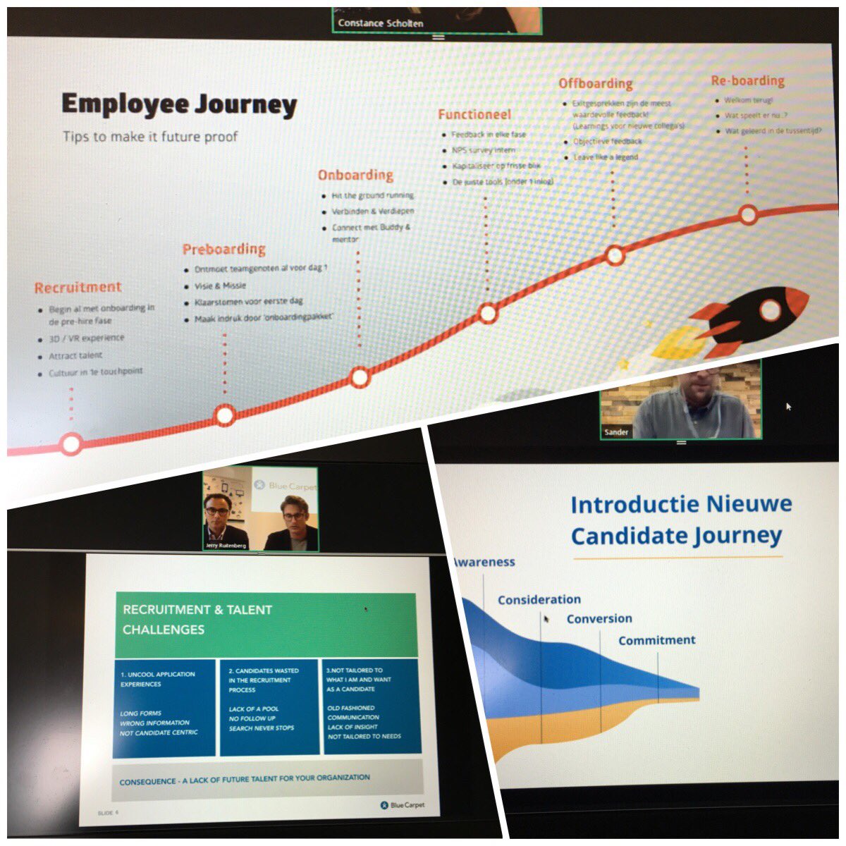 EllenvDieren's tweet photo. Wat een goede 1e dag v/d #webinarweek Weer nieuwe kennis en trends opgedaan omtrent employer branding &amp; candidate experience #dank https://t.co/6CbRYj8NeF