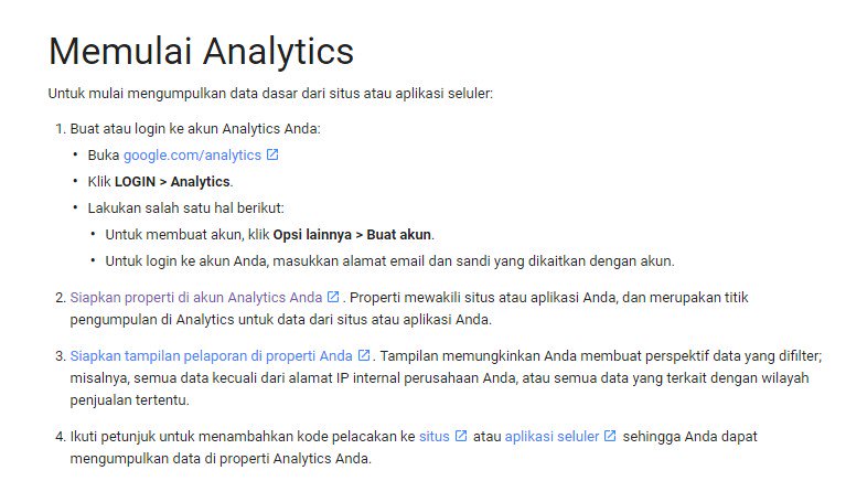 Google Analytics Support