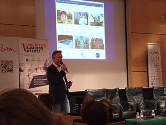 PolySeme_by_in3's tweet photo. #polyseme à la tribune pour 3' de pitch @Roam_asso #insurtechbiz @financeinnov https://t.co/M0HDVW5WFk