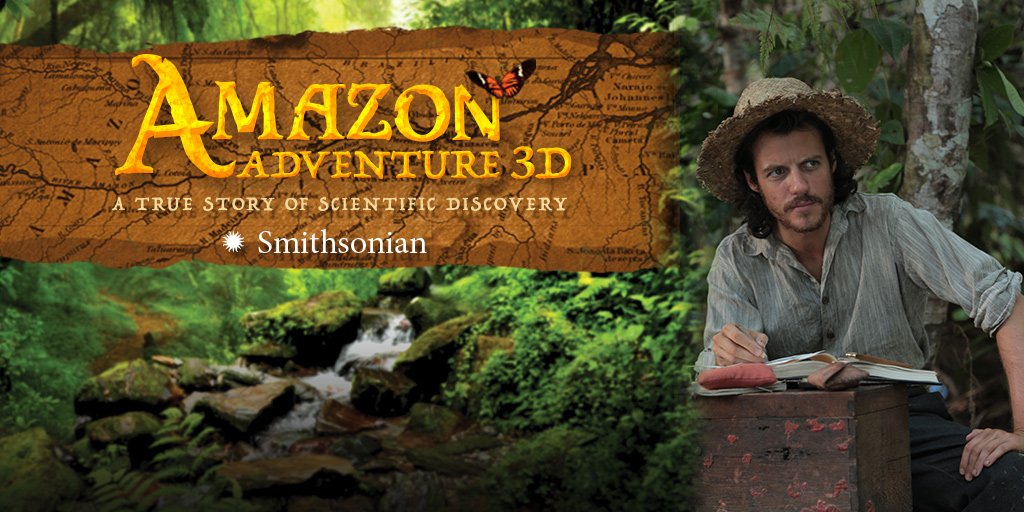 SmithsonianIMAX's tweet photo. Last week to see Amazon Adventure #3D at @NMNH! Purchase your tickets today: https://t.co/y2pWMlTRlI https://t.co/EfbFRzeyB4