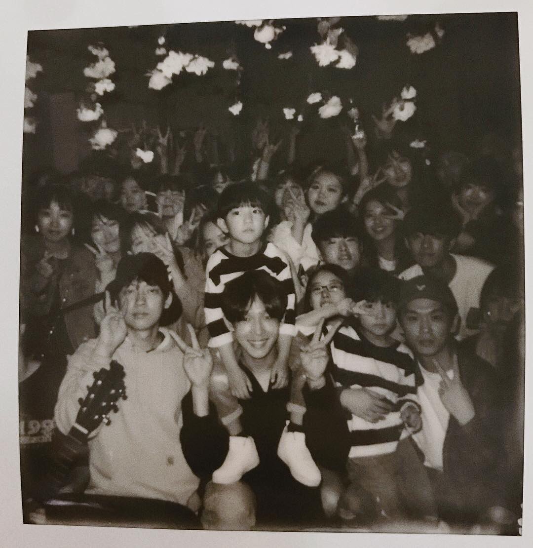 [#SouthInstagram] 9.24.2017 Taehyun shared the polariod from South Club's Daegu busking performance ❤️ #NamTaehyun #SouthClub