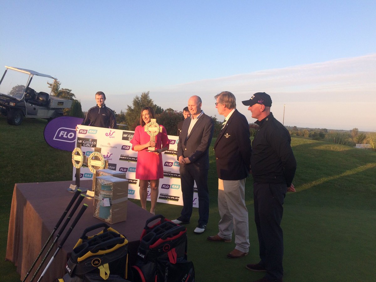PRCoach2's tweet image. Patricia Rowland #springforward, winning Irish Open Matchplay Singles , member of Birrgolf Club #birrgolf #midlandtribune #golfnotes