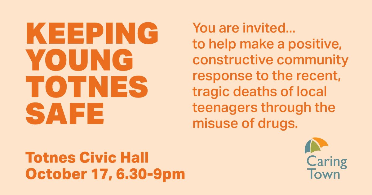 Great event organised by <a href="/CaringTown/">Caring Town</a> focused on how we can keep our young people safe 17 October 6.30 to 9.00pm