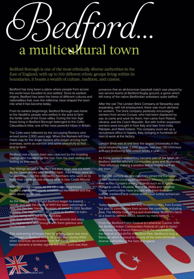 Bedford - The World In One Town!
All in In &amp; Around Bedford