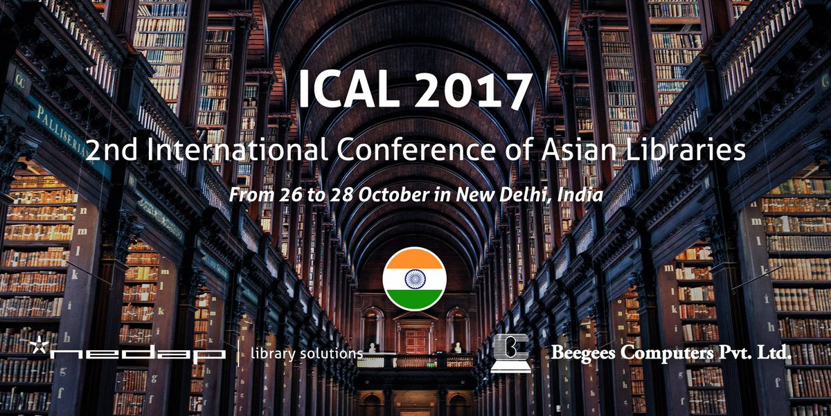 NedapLibrary's tweet image. Visit the ICAL 2017 to see how RFID can automate your library! Our partner @Beegees_India will be waiting for you.
nedaplibrary.com/news/all-news/…