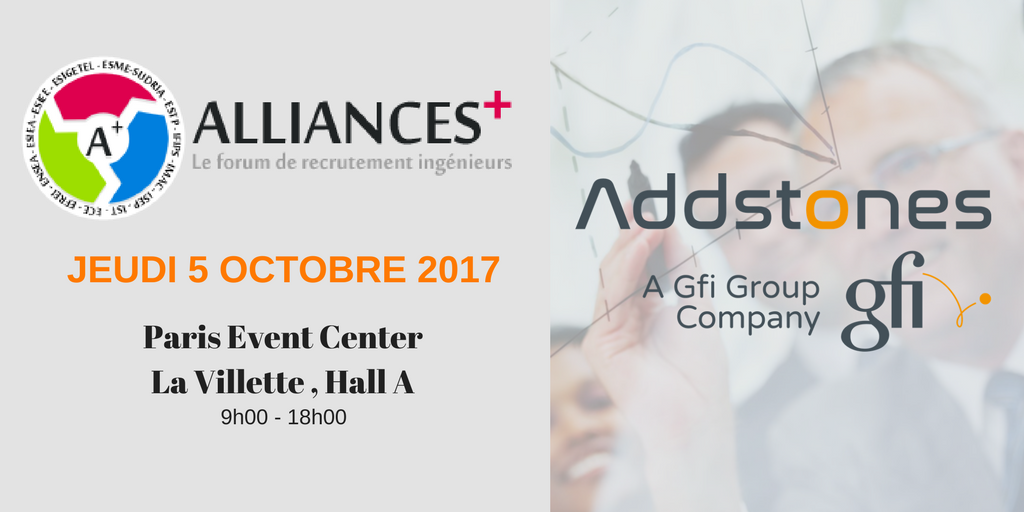 Addstones_Jobs's tweet photo. 📢 Le #ForumAlliancesPlus c'est le 5/10 au Paris Event Center ! #Addstones participe, rejoins nous ! + d'infos https://t.co/WLl5j6Vp30 #jobs https://t.co/ArUii7O6mh