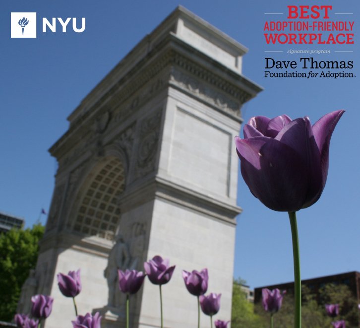 NYUHR's tweet image. #NYU is proud to rank first in education as a 2017 Top 100 Best U.S. #AdoptionFriendlyWorkplace by @DTFA. More info: bit.ly/NYUfamilyresou…