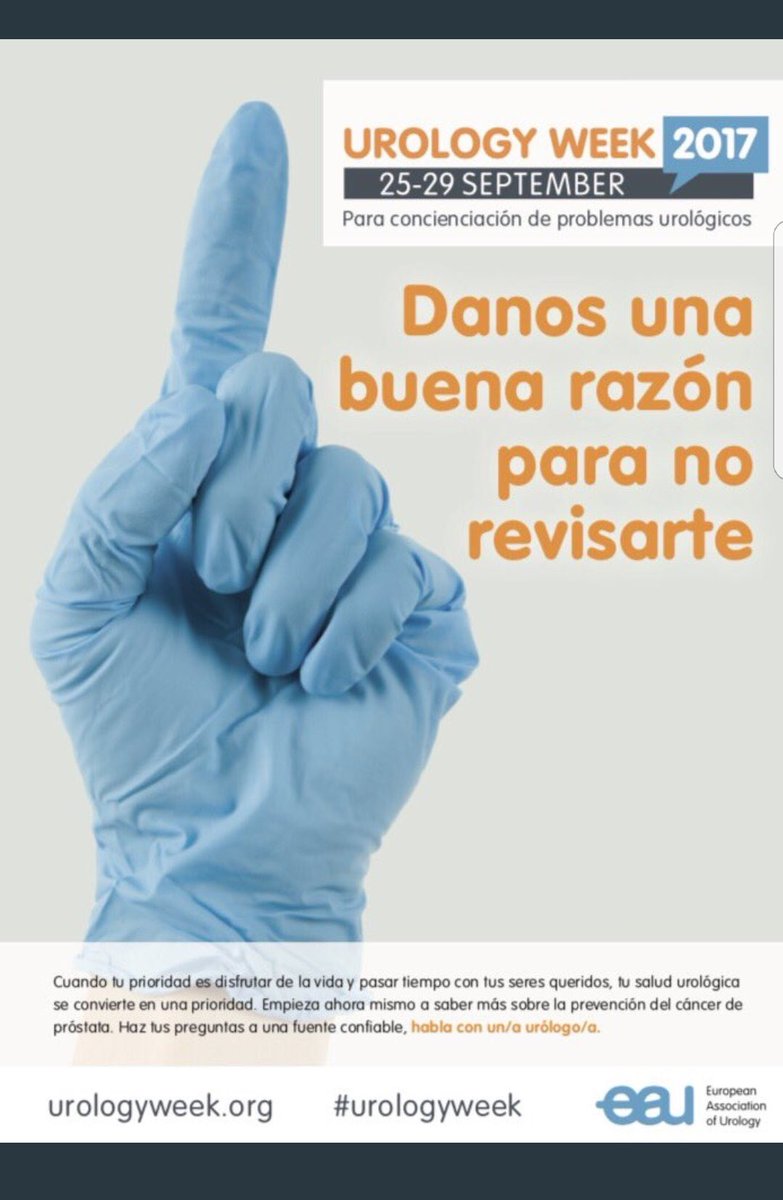 Dando visibilidad a la importancia de las revisiones urológicas en la #urologyweek #urologia #prostatecancer