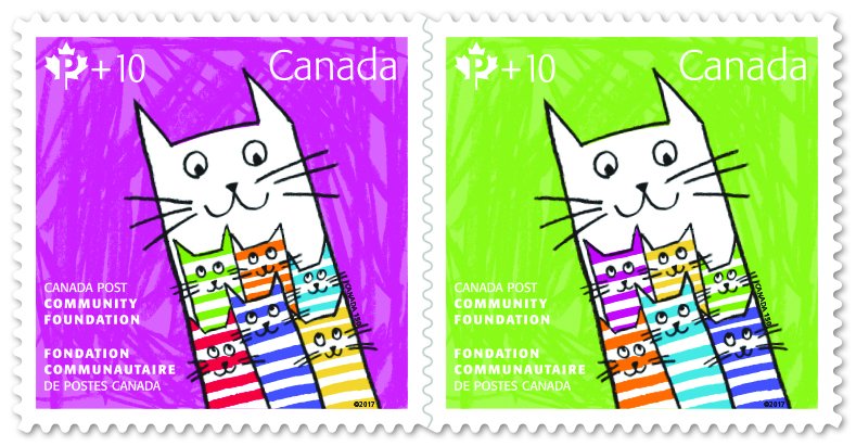 Canada Post Community Foundation for Children unveils fundraising stamps. Learn more: pnw-b.ctx.ly/r/5t7g6