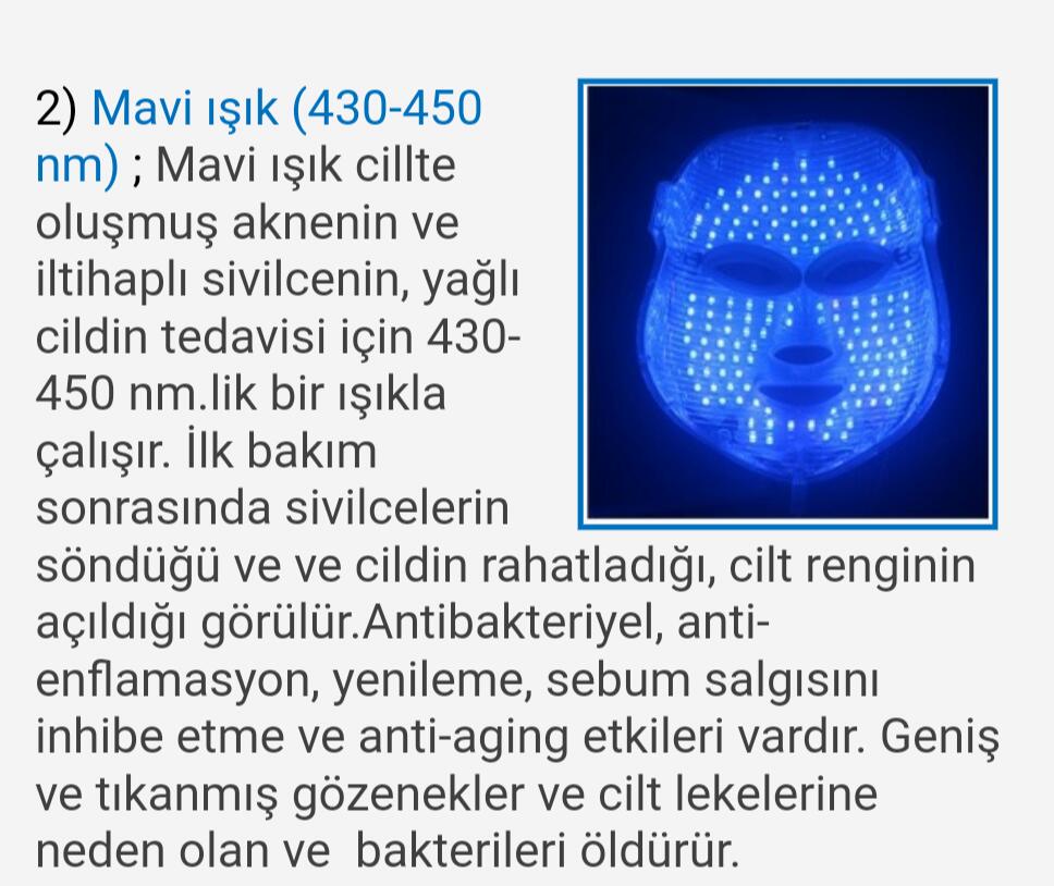 #başkentestetik #ledmaske #uygulamamız #başlamıştır #mavi #ışık #akne #sivilce #yağlı #ciltbakımı #güzellik #estetik #antiaging #gençlik