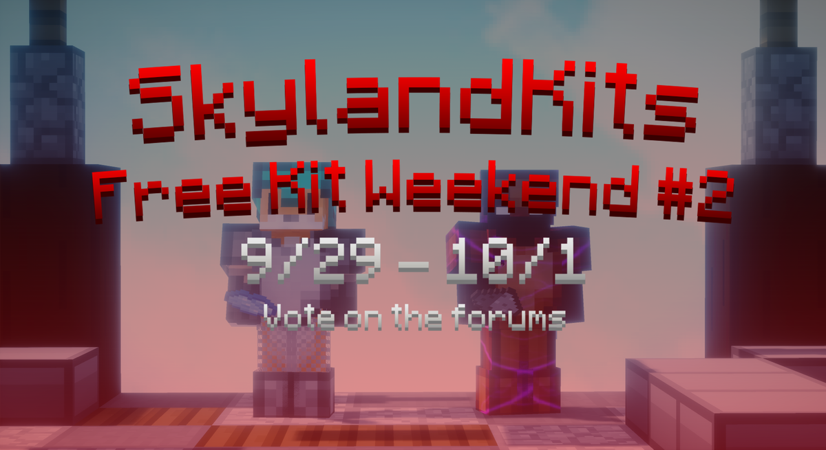 Free Kit Weekend #2:
🗓️9/29 - 10/1

Vote for your favorite kit to be free this weekend!

🔗goo.gl/yFQptQ