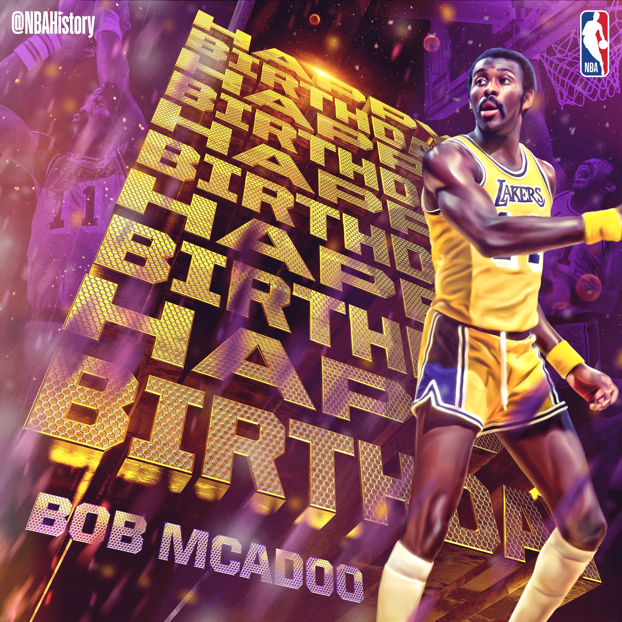 NBAHistory: Happy 66th Birthday to 5x All-Star & Hall of Famer, Bob McAdoo! 