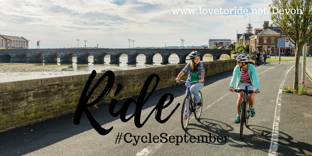 CycleDevon's tweet photo. Ride to work, the shop or just around the block &amp; join us for #CycleSeptember! > https://t.co/GczqEd4Qqw https://t.co/TRHoym7Ppi