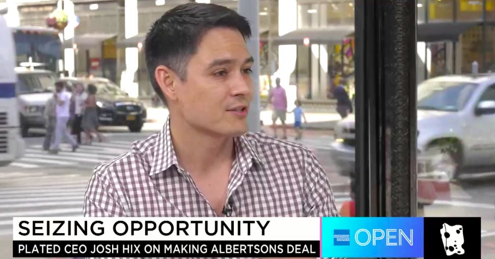 ICYMI: #Plated CEO <a href="/joshhix/">Josh Hix</a> stopped by @Cheddar today to talk about shaking up the meal-kit business. Watch here: plated.me/2xvWkwh