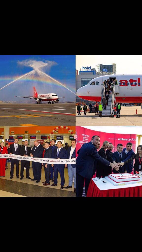Atlasglobal İstanbul - Moskova Sheremetyova havalimanı uçuşları bugün %99 doluluk oranıyla başladı. Peki sırada neresi var ?