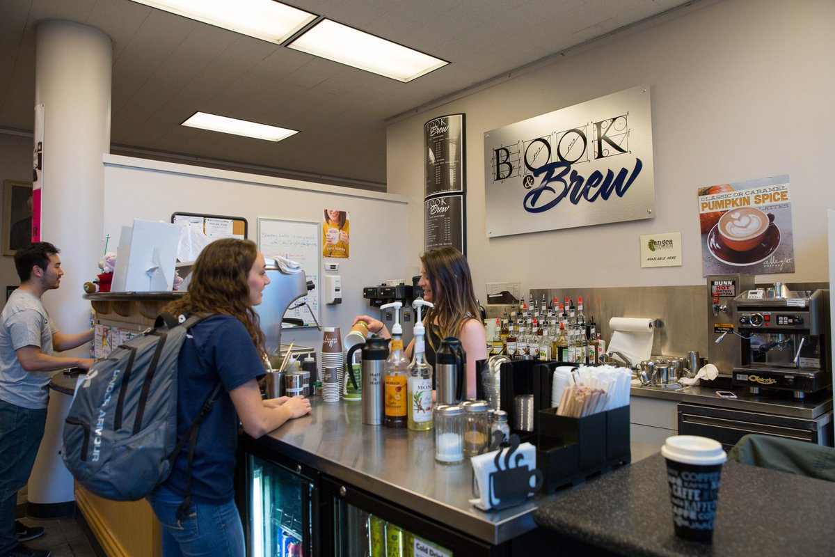 coschoolofmines's tweet image. Perfect Monday morning! In honor of our awesome Team #Diggerloop, Book & Brew has highly caffeinated latte for you! Available all week!