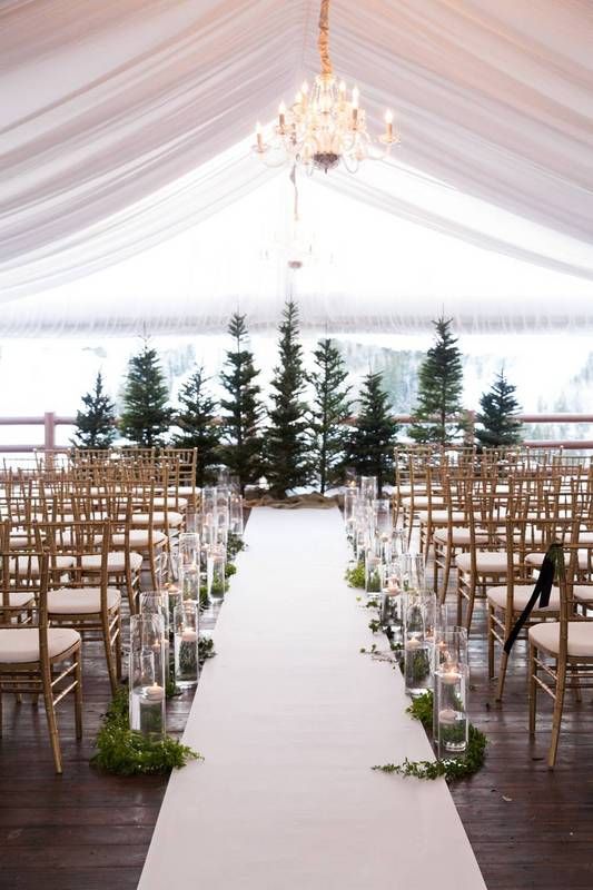 Merrybrides's tweet image. Perfect decor for a winter wedding