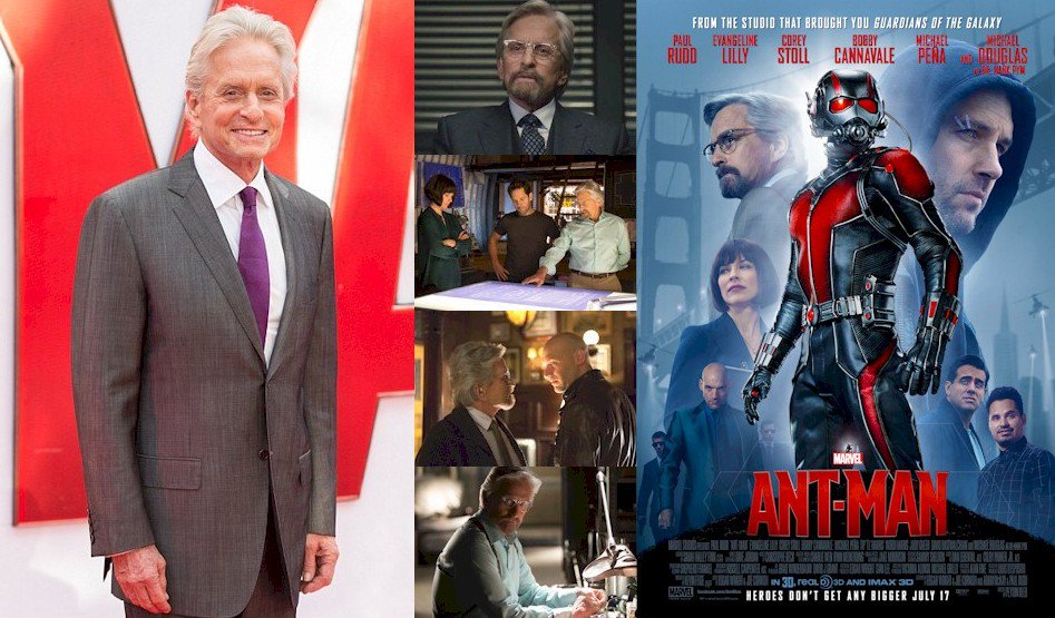 Hoy cumple 73 años Michael Douglas (Hank Pym en Happy Birthday 