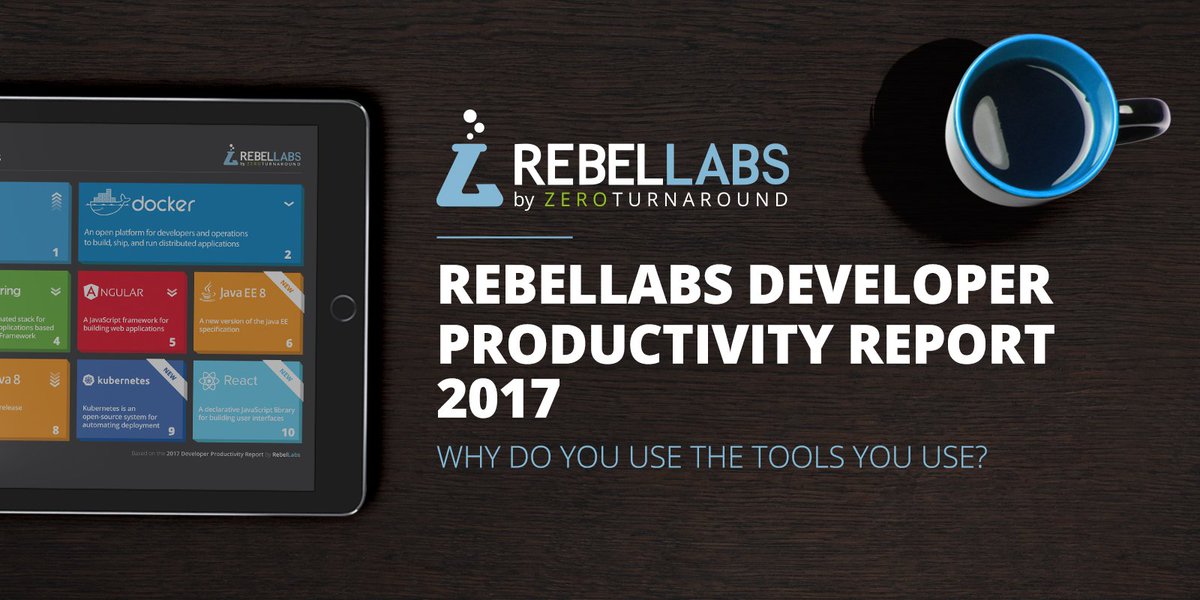 RebelLabs Developer Productivity report 2017 is now available: Java IDEs, languages, application stacks and so on:  
zeroturnaround.com/rebellabs/deve…