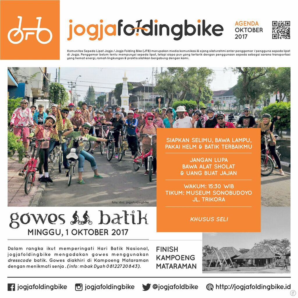 Masih nanya minggu besok gowes kemana ?
