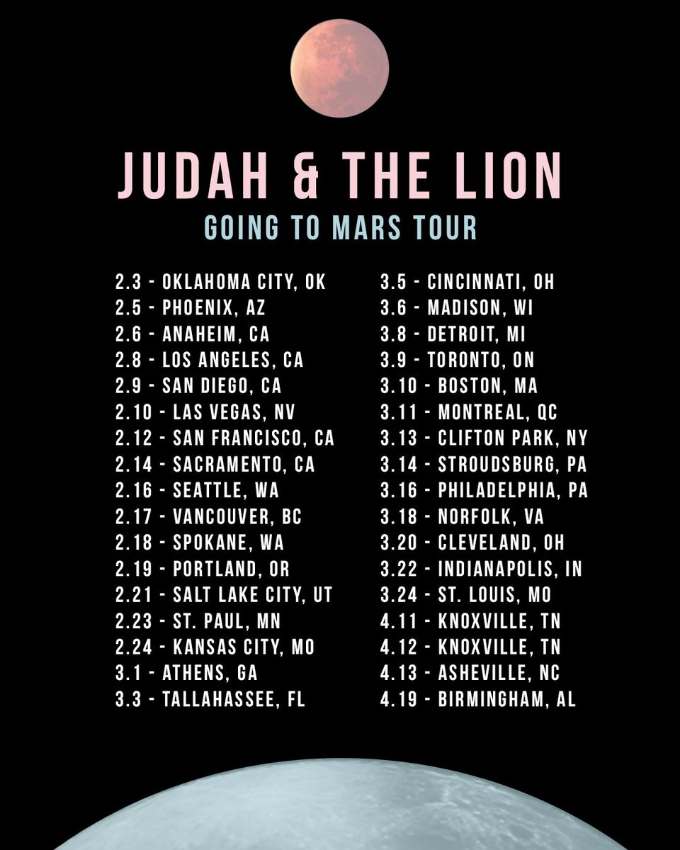judahandthelion's tweet photo. New Shows Just Announced! Tix go on sale this Friday - join our email list for a unique pre-sale code tomorrow AM! https://t.co/2SHz9PLqsp https://t.co/KOqRSQI8EW