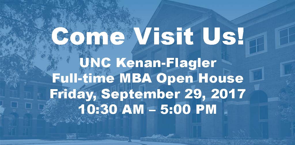 Curious about <a href="/kenanflagler/">UNC Kenan-Flagler</a>'s #FullTime #MBA Program? Meet our staff, students &amp; faculty at #OpenHouse this Friday! hubs.ly/H08Krf_0