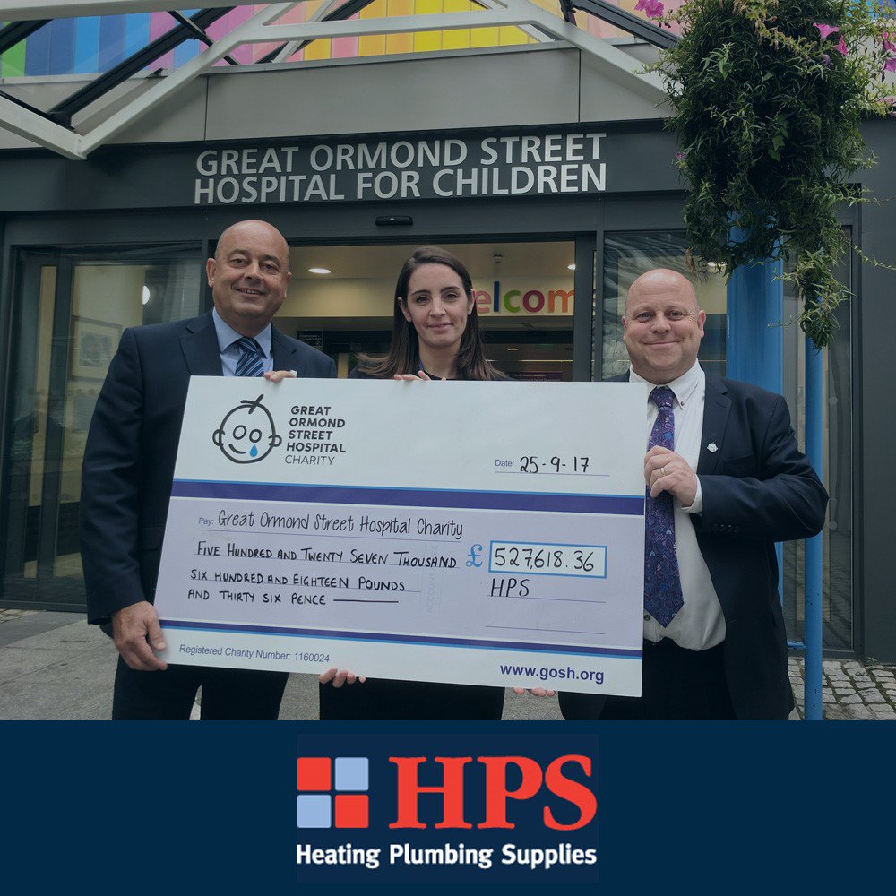 HPSMerchant's tweet image. Another great visit to @GreatOrmondSt today - this time was extra special as it was to celebrate the £500,000 we have raised... SO FAR!