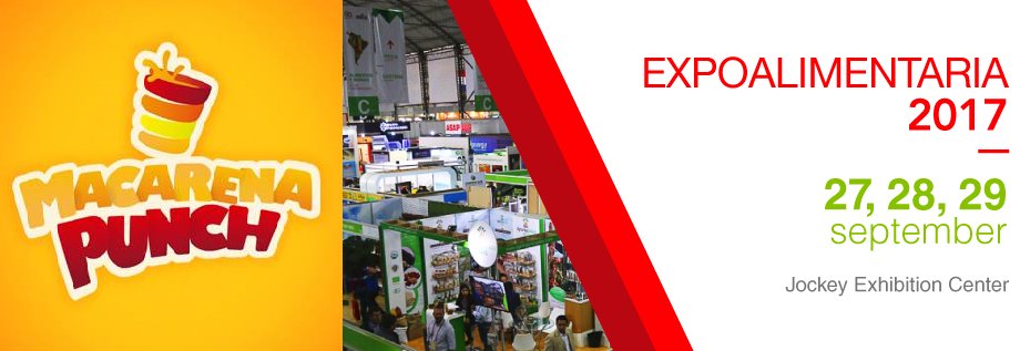 Macarena_Punch_'s tweet photo. ¡¡Solo quedan dos días para que Macarena Punch se presente en ExpoAlimentaria 2017 en el Jockey Plaza!! del 27 al 29 de Setiembre.🏃‍♀️🏃‍♂️💪 https://t.co/Z8HmbRYV5Q