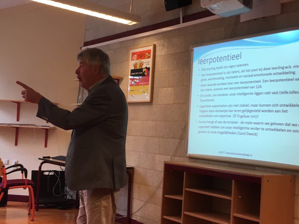 Overleg met team wormerwieken. Mindset over prestaties. Talent is bepalend , stel hoge verwachtingen.