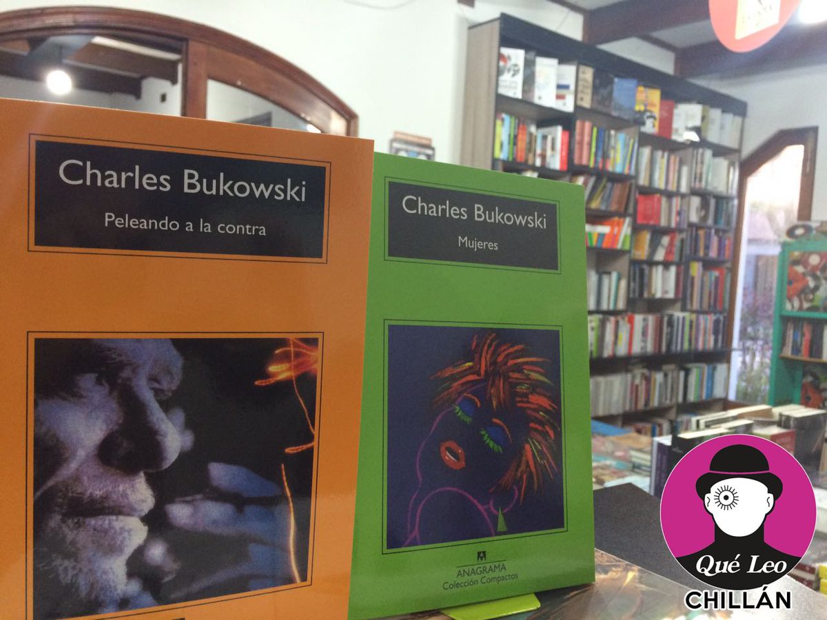 Charles Bukowski, disponible en Qué Leo Chillán.
¡Salud! 📚🍷