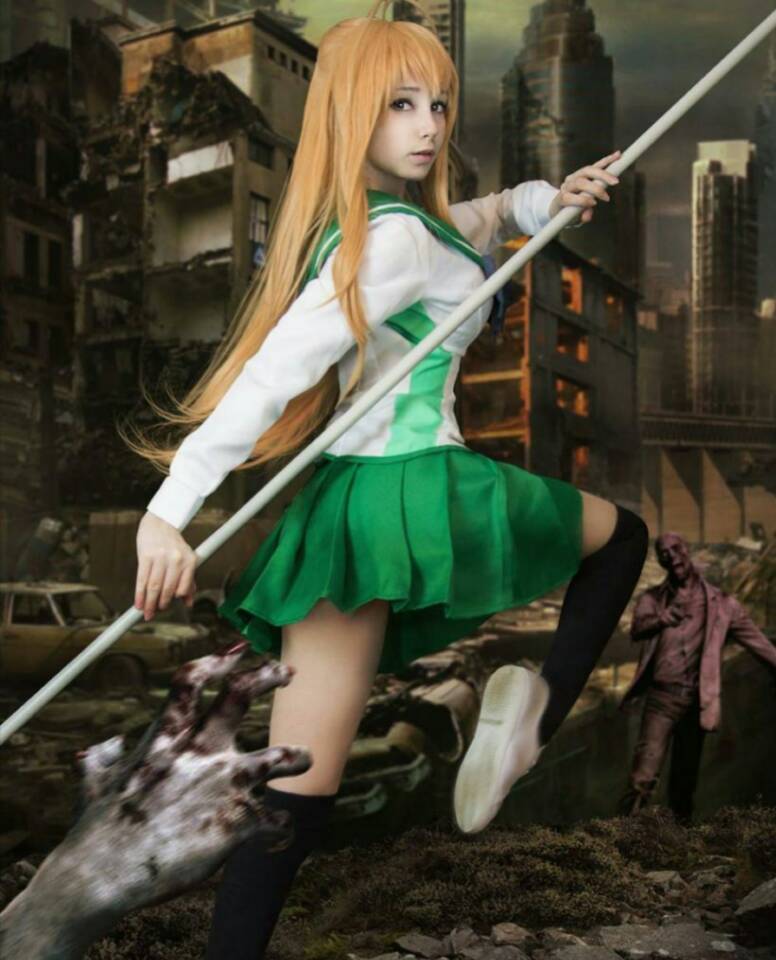 HighSchool of the Dead HOTD Rei Miyamoto Cosplay Costume - AliExpress