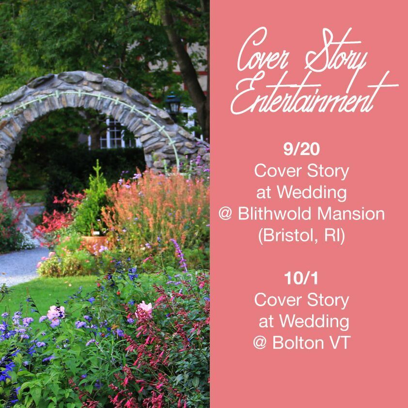 Cover_Story_Ent's tweet photo. We are excited to entertain two weddings this weekend first on Saturday at Blithwold Mansion then in #Bolton #VT on Sunday. https://t.co/yTtElTWZHd