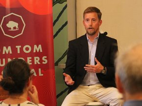 cvilletomorrow's tweet photo. Panelists talk energy storage, policy, and education at Tom Tom Fall Forum- https://t.co/hQrL0ZN03U https://t.co/RoiOXejy3Y