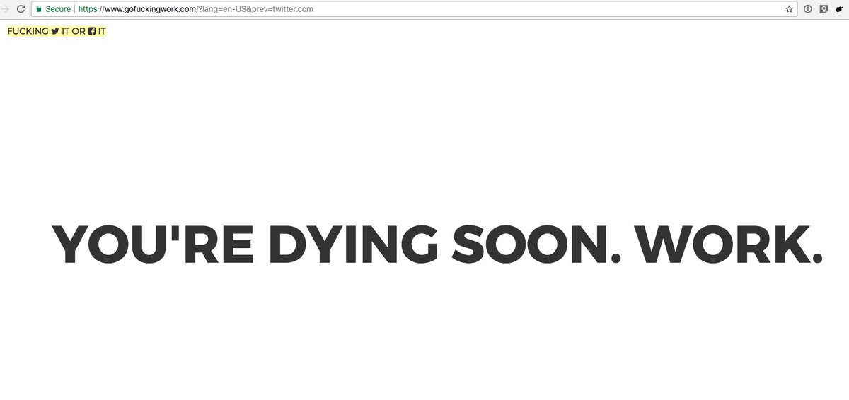 wilsnat's tweet image. Curbing my Twitter usage and lowering my self esteem one browser click at a time! #ISignedUpForThis @gofuckingwork