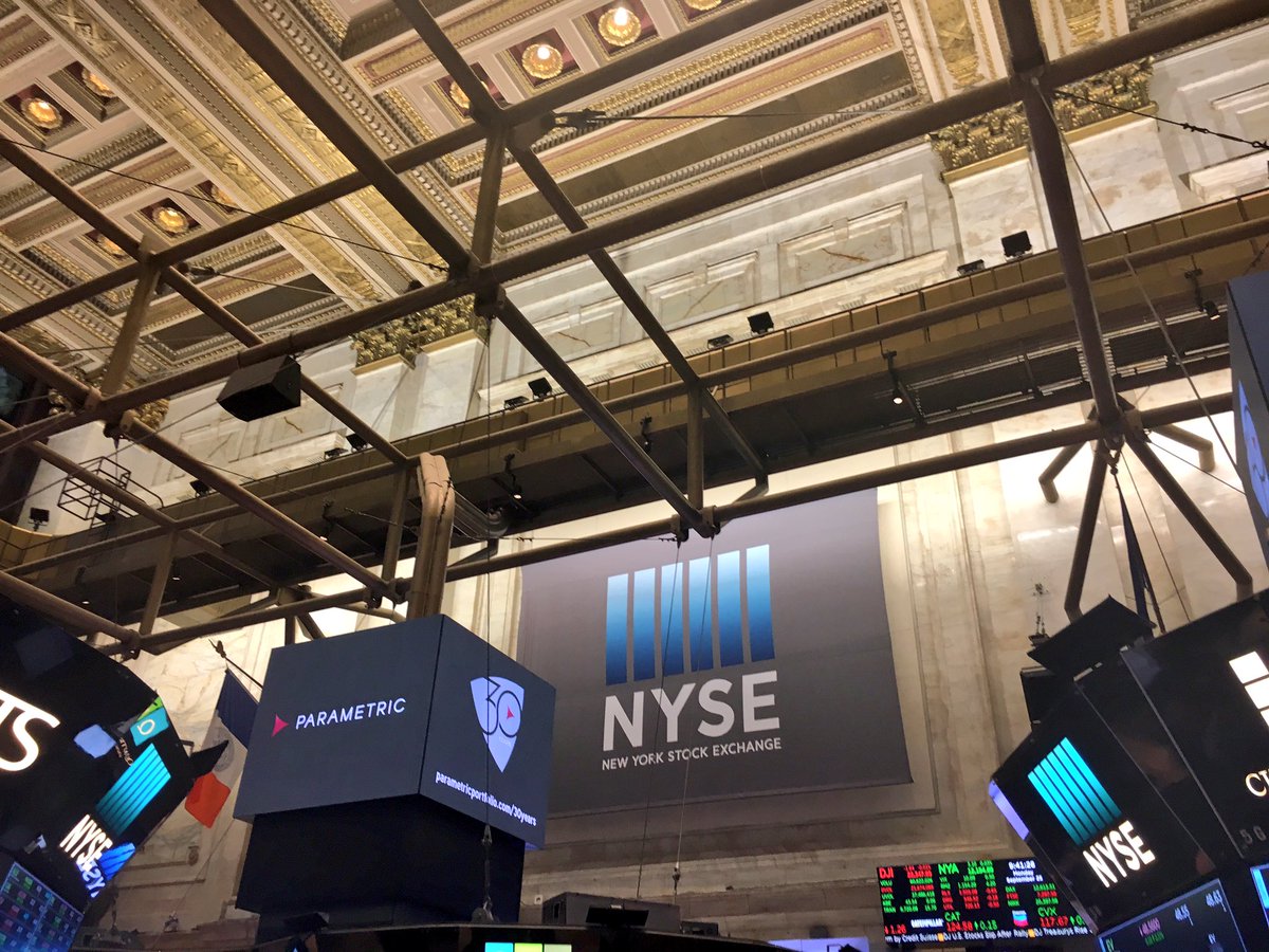 ParametricLLC's tweet photo. Today we celebrated 30 years of solving investor’s challenges by providing #BetterBeta #EfficientImplementation #NonTraditionalAlpha @NYSE https://t.co/QkXhcghy4S