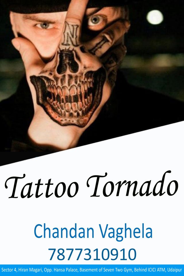 Whirling Tornado Temporary Tattoo  Temporary Tattoos