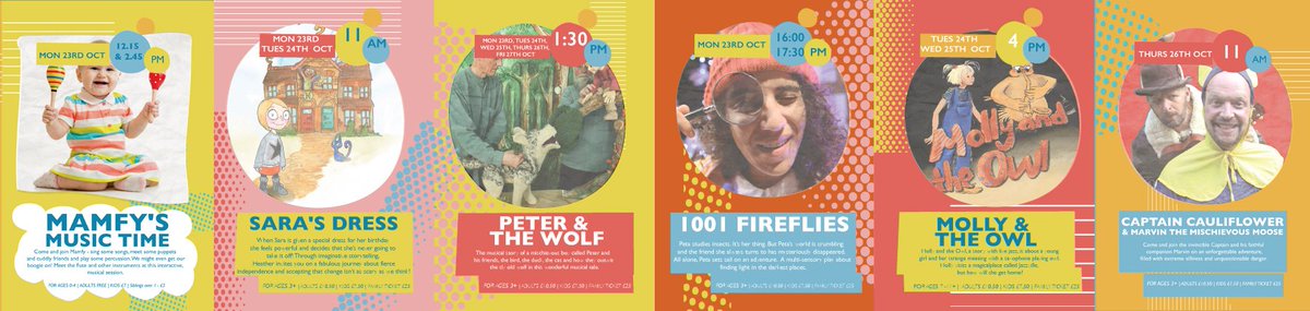 We're so excited to introduce our first-ever line-up! From storytelling to puppetry to comedy, it's fun for the whole family! 🎪 #WCTF2017