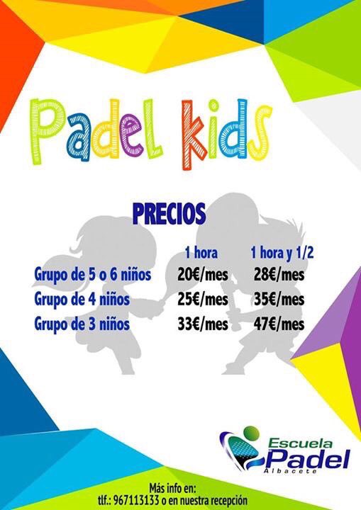 📢📢¡COMENZAMOS el CURSO 🗓️! 

✅ Padel para todas las edades 
✅ Todos los niveles 

Inscripciones abiertas 📝

☎️ 967 113 133