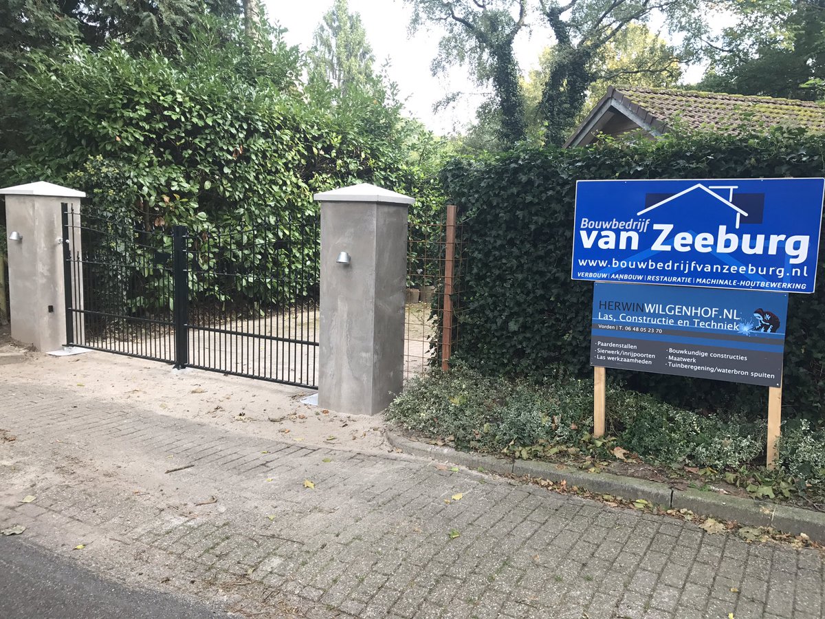 Nieuwe tuinpoort te Lochem in samenwerking met Wilgenhof Las,Constructie en Techniek ..