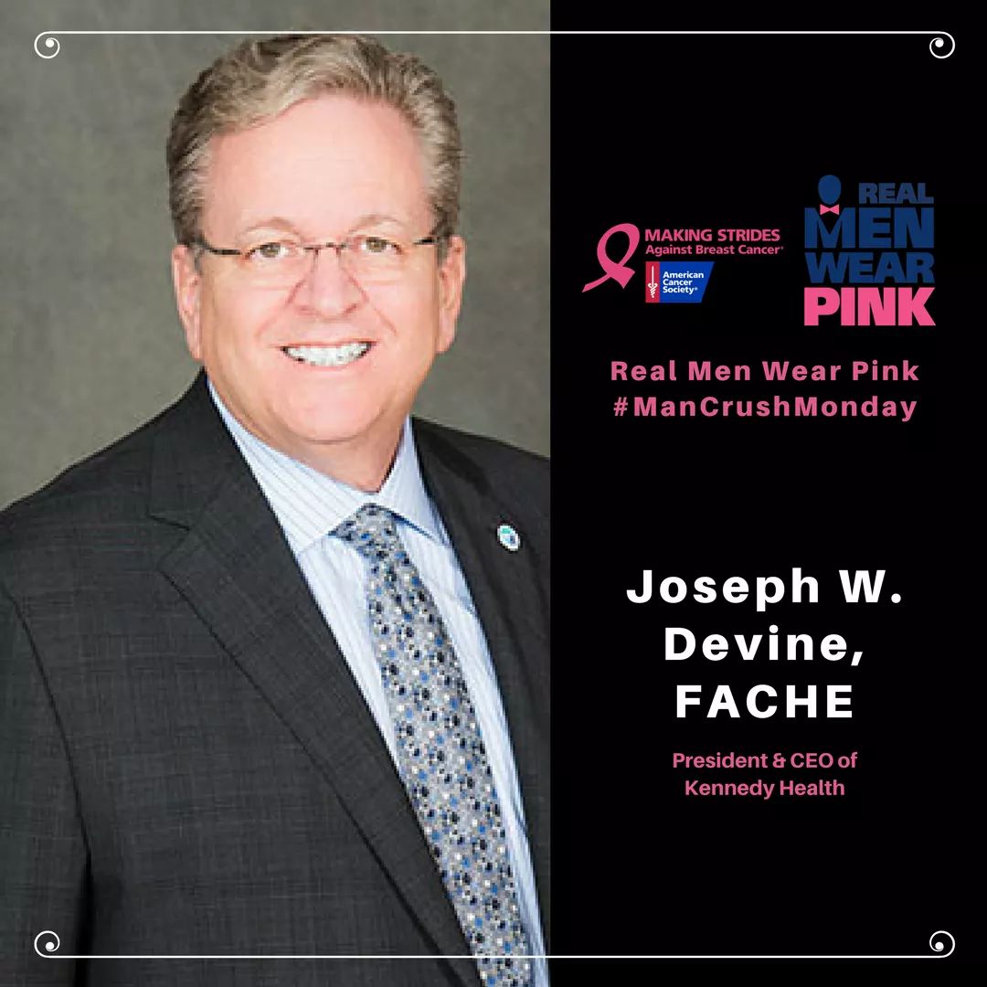 MSABC_PhillySNJ's tweet photo. Our first #RealMenWearPink #MCM feature is @KennedyHealth's President &amp; CEO, Joseph Devine! #PinkIsDevine: https://t.co/loilxr7YxE https://t.co/Na32FCE7O9