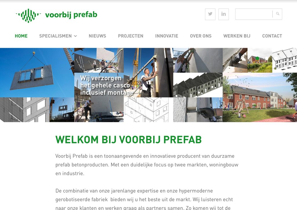 Trots! We hebben onze website vernieuwd! voorbijprefab.nl #voorbijprefab #prefabcasco #woningbouw